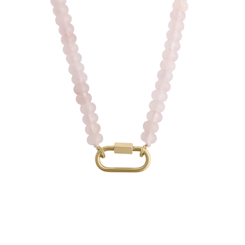 Beaded Carabiner Necklace