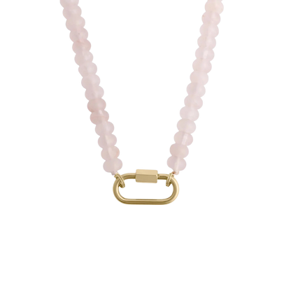 Beaded Carabiner Necklace