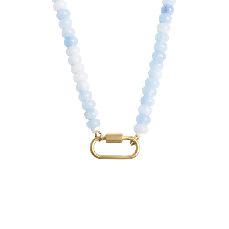 Beaded Carabiner Necklace