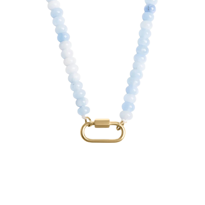 Beaded Carabiner Necklace