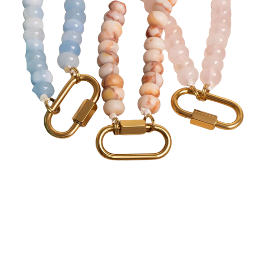 Beaded Carabiner Necklace