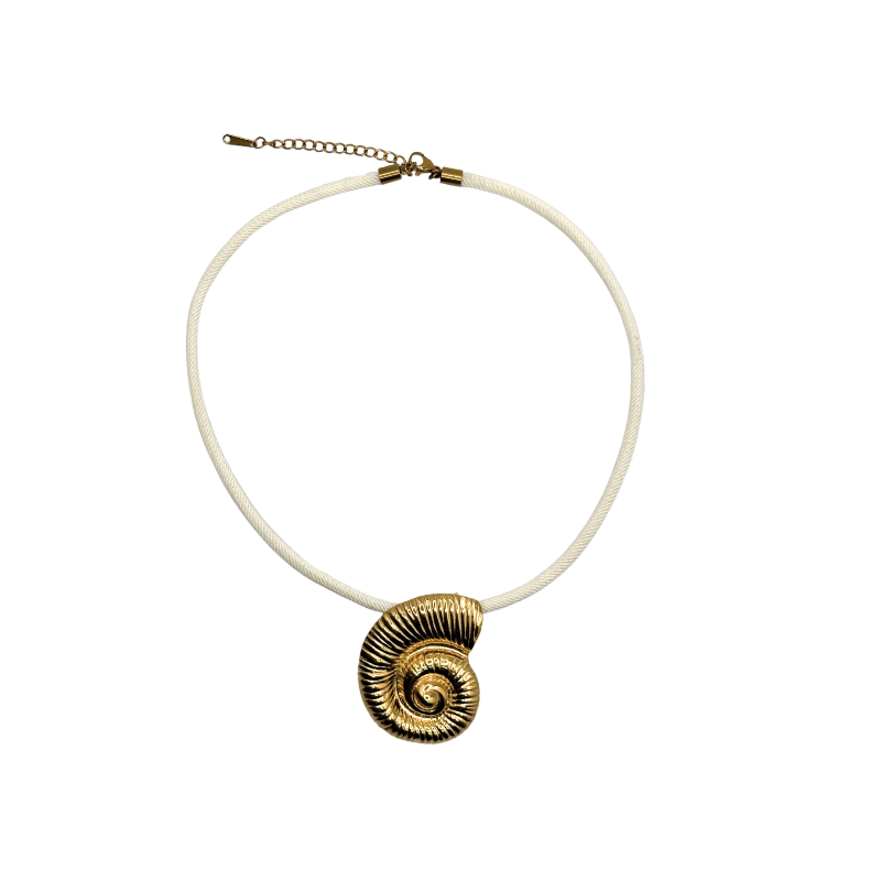 Rope Necklace Conch