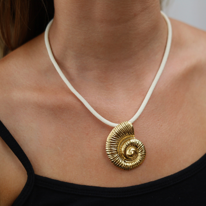 Rope Necklace Conch