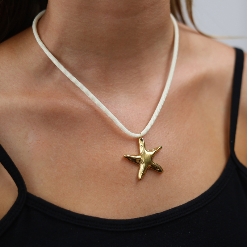 Rope Necklace Starfish
