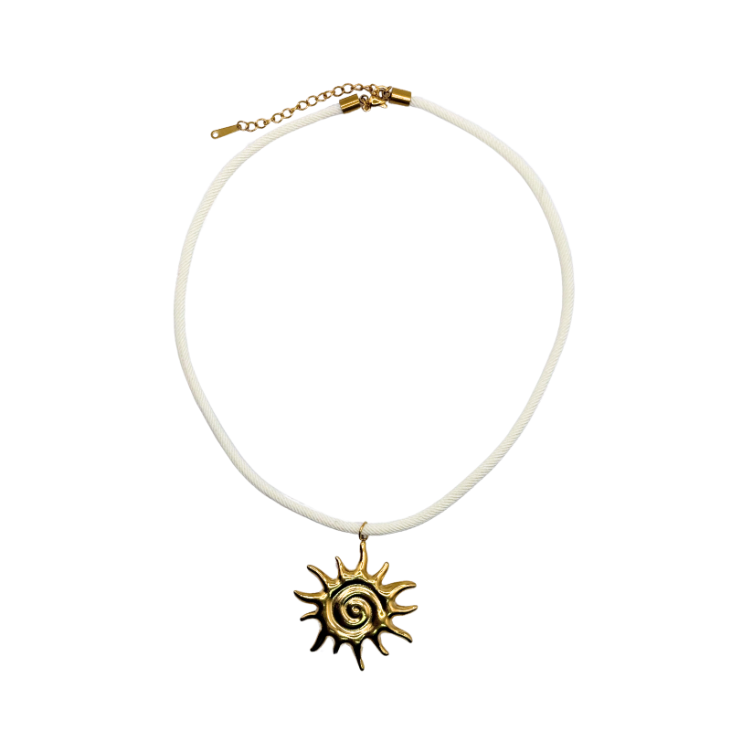 Rope Necklace Sun