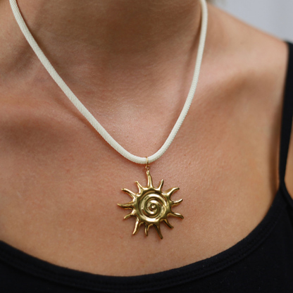 Rope Necklace Sun
