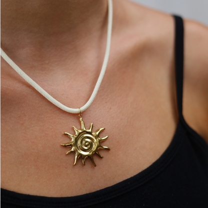 Rope Necklace Sun