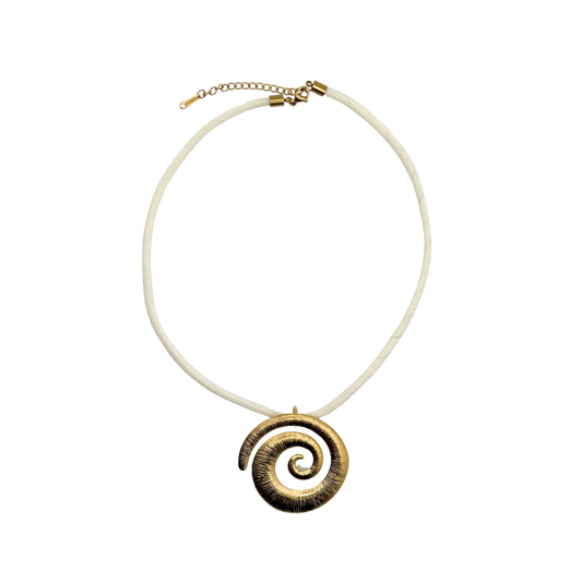 Rope Necklace Swirl