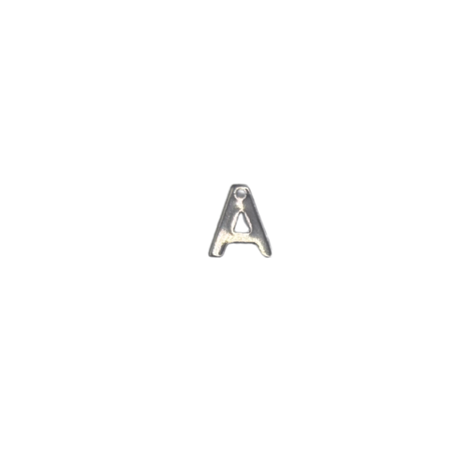 Flat Letter - A Silver