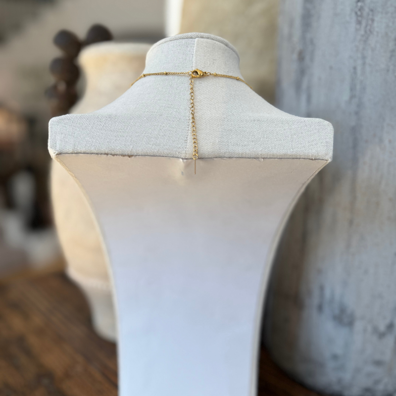Mini Round Disgner Pendant Necklace